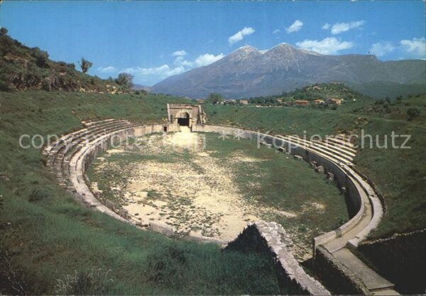 Avezzano Alba Fucens Amphitheatre Velino Mount