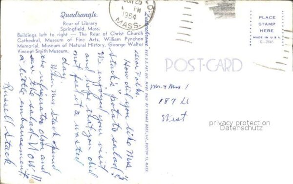 Springfield Massachusetts Church and Catedral Museum Fine Arts – Bild 2