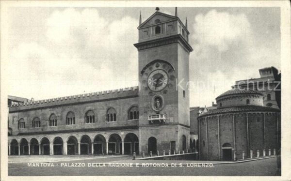 Mantova Palazzo della Ragione et Rotonda S. Lor