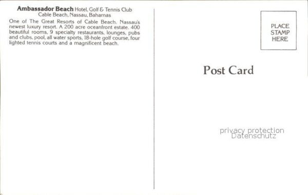 Nassau City Ambassador Beach Hotel – Bild 2