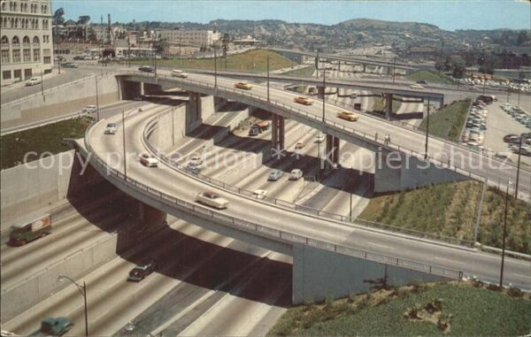 Los Angeles California Harbor Freeway from toward Pasedena