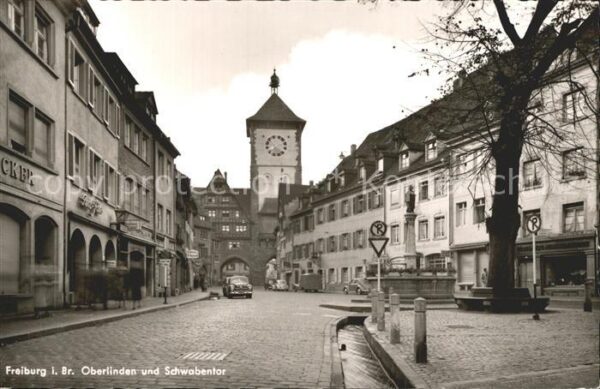 Freiburg Breisgau Oberlinden und Schwabentor