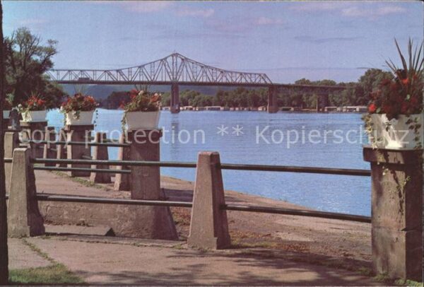 La Crosse Wisconsin Mississippi River and Bridge