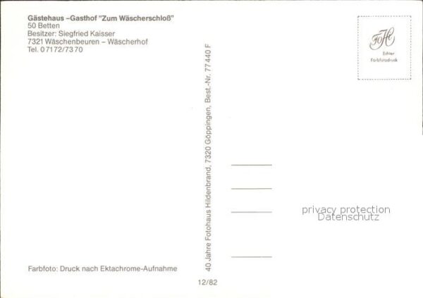 Waeschenbeuren Gästehaus Gasthof Zum Wäscherschloß – Bild 2