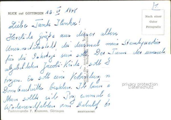 Goettingen Niedersachsen Fliegeraufnahme mit Kirche – Bild 2