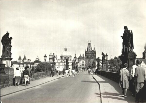 Praha Prahy Prague Karlsbrücke