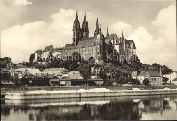 Meissen Elbe Sachsen Burgberg