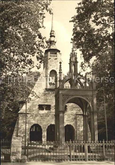 Luetzen Gustav Adolf Denkmal mit Kapelle