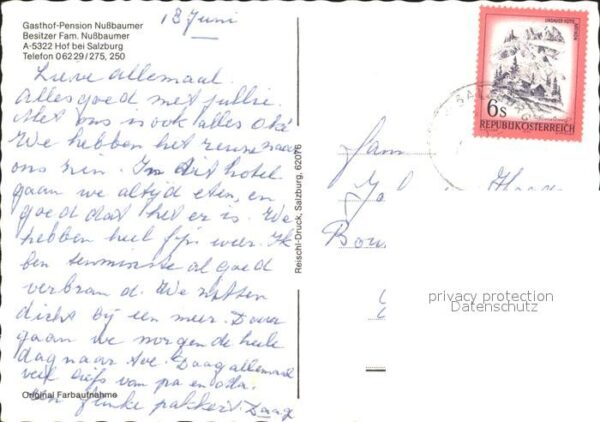 Hof Salzburg Gasthaus Pension Nußbaumer – Bild 2