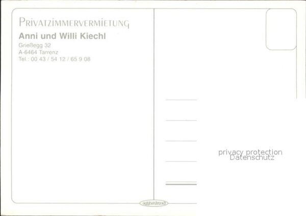 Tarrenz Anni und Willi Kiechl Pension – Bild 2