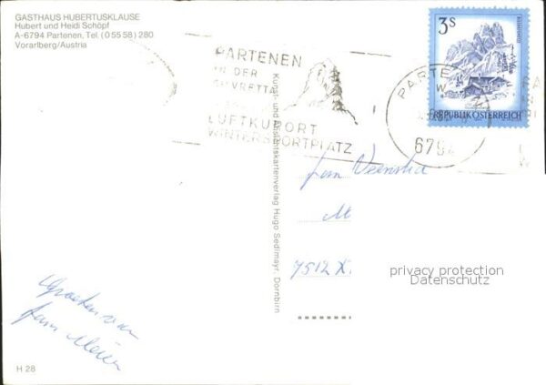 Partenen Vorarlberg Gasthaus Hubertusklause – Bild 2