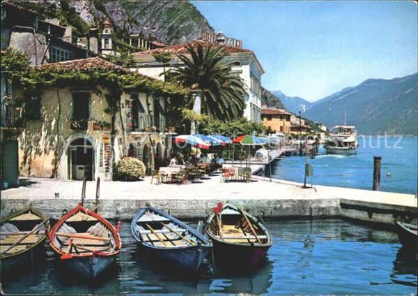 Limone sul Garda Hafen Restaurant am Wasser