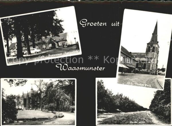 Waasmunster Cafe Restaurant Lekkerbek Kerk Kasteel