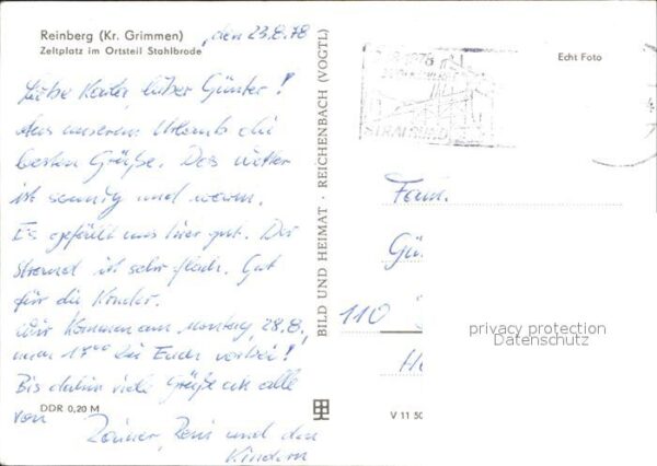 Reinberg Camping in Stahlbrode – Bild 2
