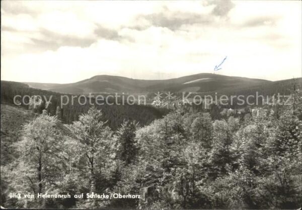 Schierke Harz Blick von Helenenruh