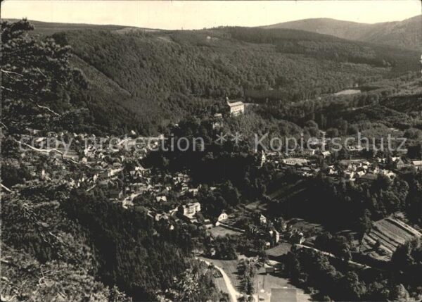 Schwarzburg Thueringer Wald Schwarzatal Trippsteinblick