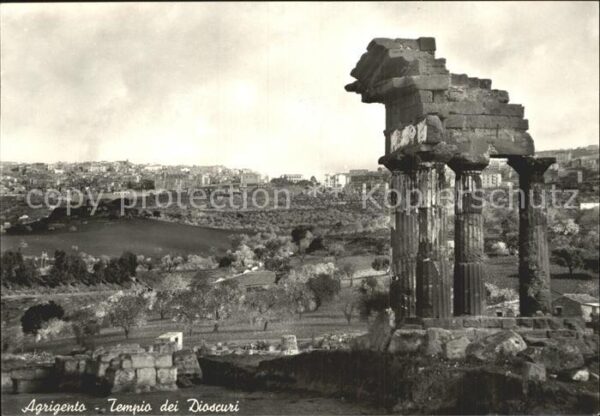 Agrigento Tempio dei Dioscuri