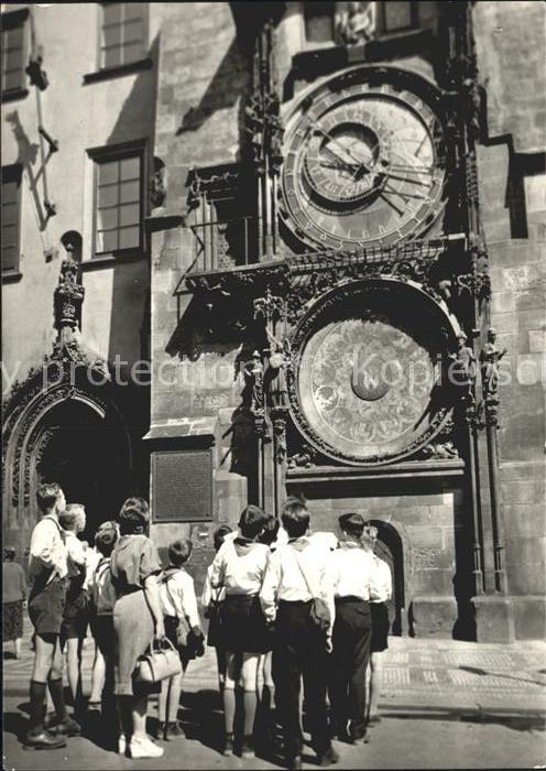 Praha Prahy Prague Rathaus mit Uhr