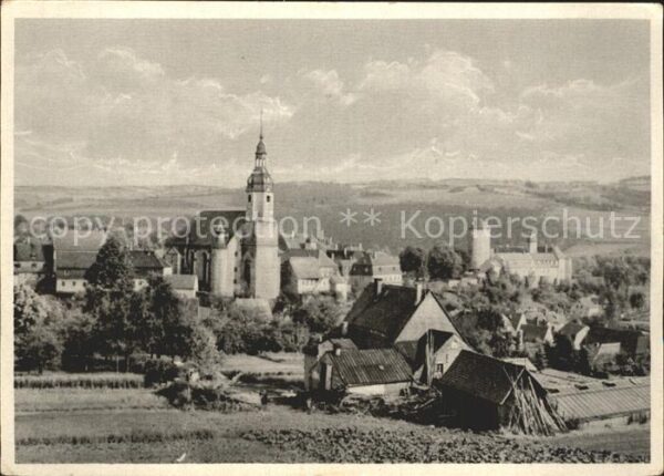 Zschopau Kirche und Schloß Wildeck