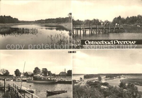 Prerow Ostseebad See-Brücke Hafen