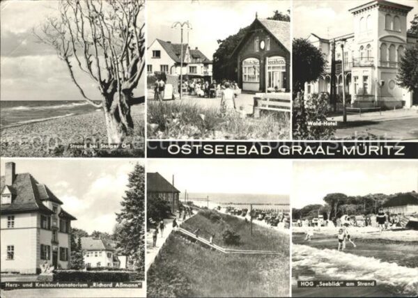 Graal-Mueritz Ostseebad Strand Waldhotel Sanatorium Richard-Ass