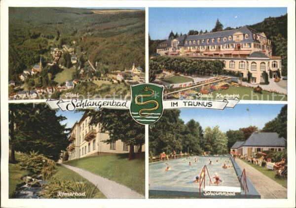 Schlangenbad Taunus Total Staatl Kurhotel Römerbad Schwimmb