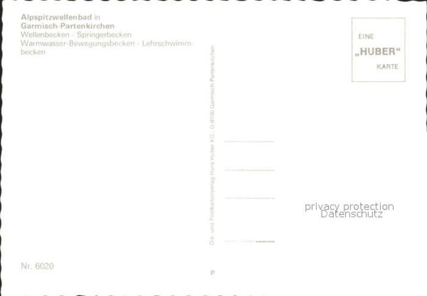Garmisch-Partenkirchen Alpspitzwellenbad Springerbecken Lehrsc – Bild 2