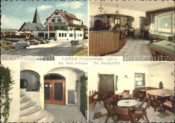 Steiermark Gasthof Packerhöhe Theke Treppe Gaststu