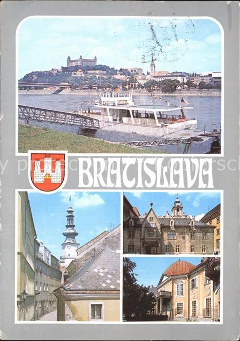 Bratislava Pressburg Pozsony Kamzik na Dunaji Cast stareho mesta s M