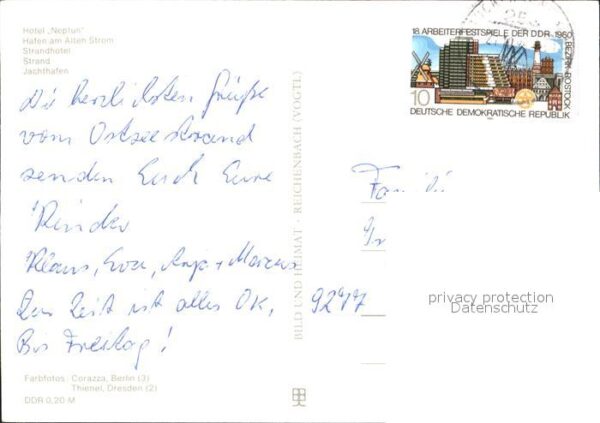 Rostock-Warnemuende Hotel Neptun Hafen am Alten Strom Stran – Bild 2