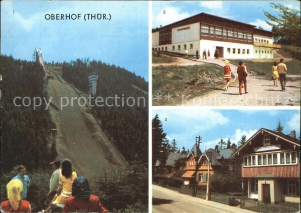 Oberhof Thueringen Schanze am Rennsteig HOG Schanzenbaude