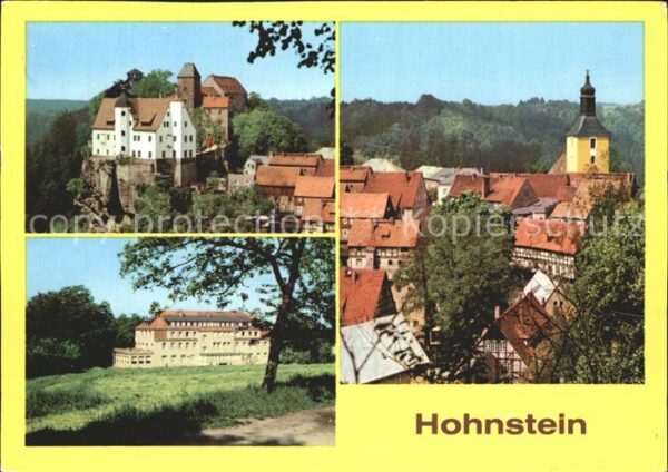 Hohnstein Saechsische Schweiz Burg FDGB Erholungsheim Hermann Duncker