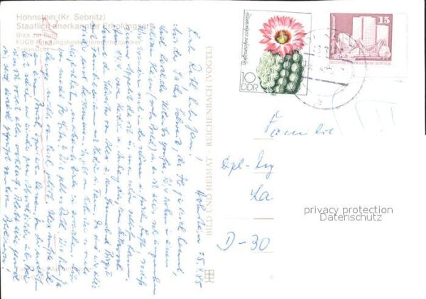 Hohnstein Saechsische Schweiz Burg FDGB Erholungsheim Hermann Duncker – Bild 2