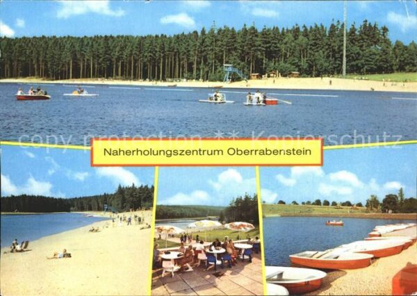 Karl-Marx-Stadt Naherholugszentrum Oberrabenstein See S