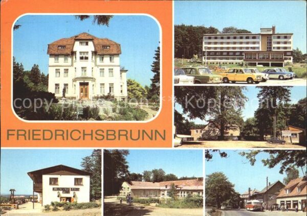 Friedrichsbrunn Harz Sanatorium Thälmann FDGB Bettenhaus Kur