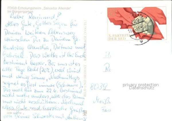 Templin FDGB Heim Salvador Allende Im Bürgergar – Bild 2