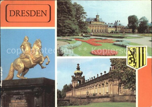 Dresden Goldener Reiter Denkmal August des Star