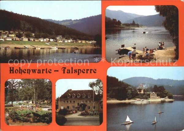 Hohenwarte Talsperre Anlegestelle der Fähre Parkan