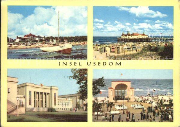 Usedom Heringsdorf Strand Ahlbeck Seebrücke Zi