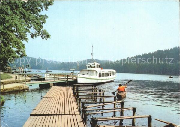 Kriebstein Talsperre Bootsanlegestelle