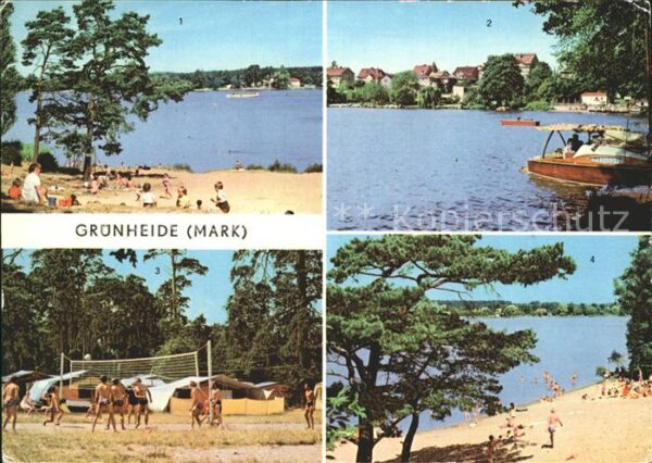 Gruenheide Mark Fangschleuse Werlsee Grünheide Zeltplat