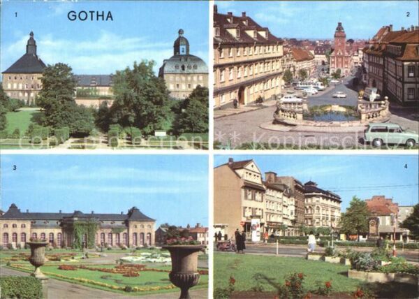 Gotha Thueringen Schloss Hauptmarkt Orangerie Arnoldipla