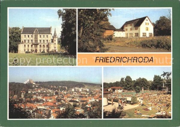 Friedrichroda Schloss Reinhardsbrunn Gaststätte Tanzb