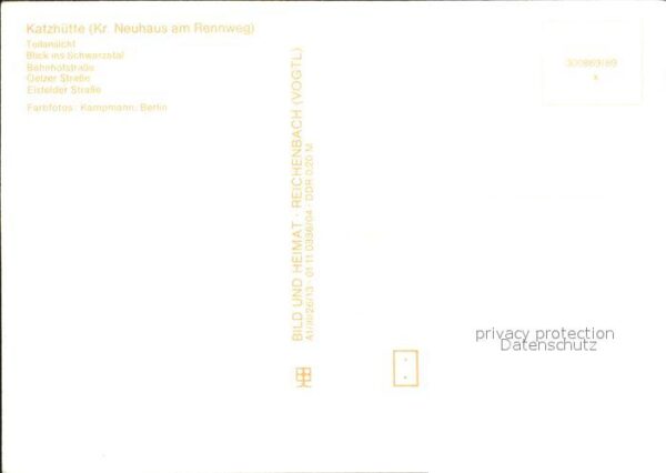 Katzhuette Teilansicht Schwarzatal Bahnhofstr Oelz – Bild 2