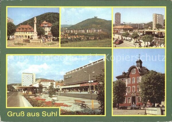 Suhl Thueringer Wald Waffenschmiedbrunnen Ringberghaus Erhol