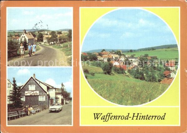 Waffenrod-Hinterrod Teilansicht HOG Park Cafe Blick auf Hin
