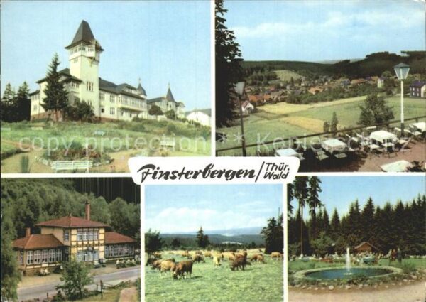 Finsterbergen Kurhaus Ortsblick Steigermühle Am Renns