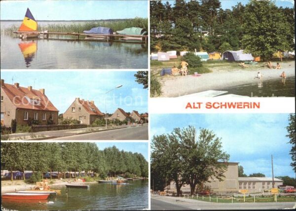 Alt Schwerin Plauer See Dorfstr Bootsanlegestelle Ca