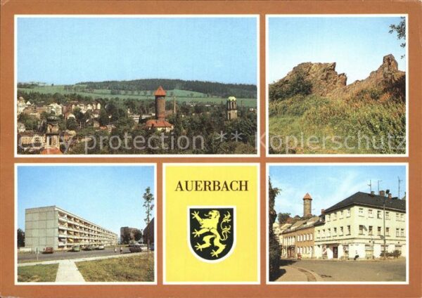 Auerbach Vogtland Teilansicht Bendelstein Neubaugebiet Lo