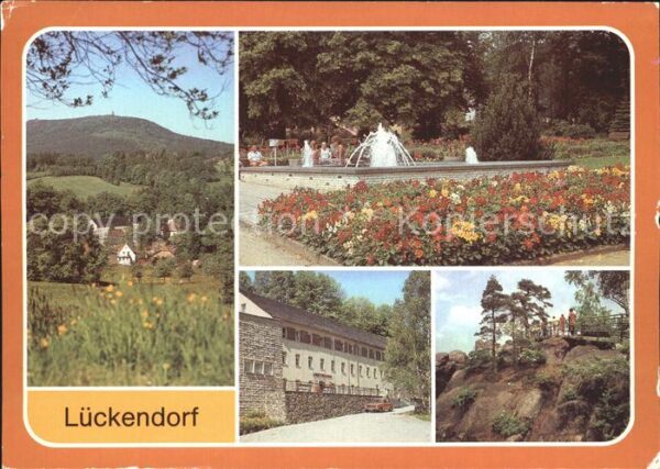 Lueckendorf Hochwald Kurpark Gaststätte Kretscham F